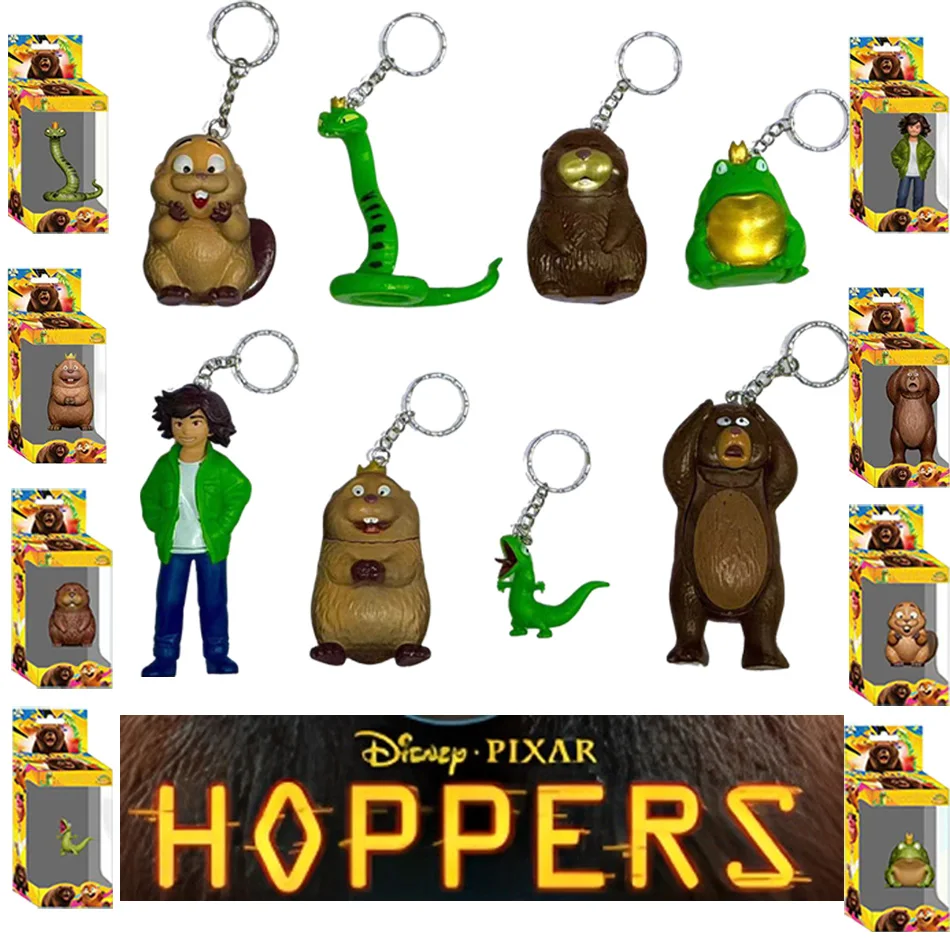 

Игрушки-фигурки Disney Hoppers Beaver Transformation Project, брелок-подвеска, куклы, игрушки, подарок для детей