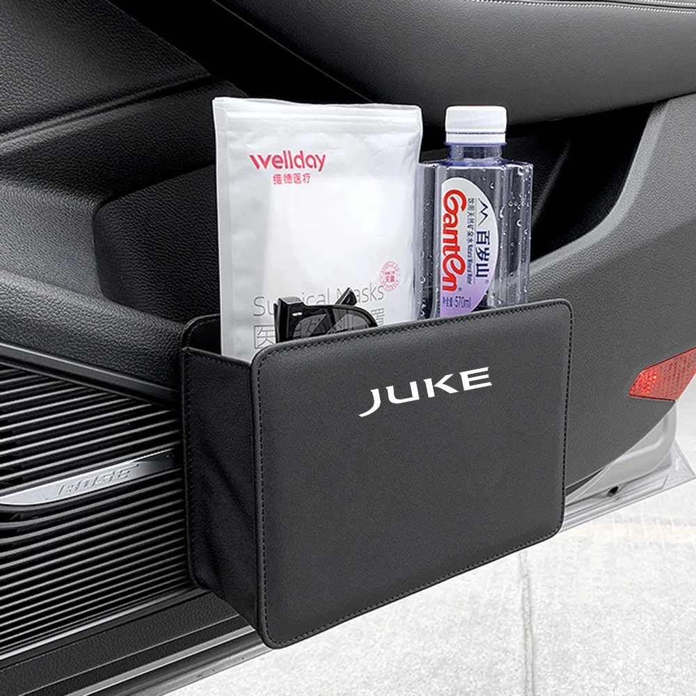 Car Trash Can Collapsible Leak-Proof Storage Bag Backseat with Garbage Bag Car Organizer for Nissan Juke F15 F16 Car accessories