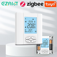 Smart Tuya ZigBee Thermostat Battery-Powered Water Gas Boiler/Actuator Temperature Heating Controller Voice Alexa Google Home