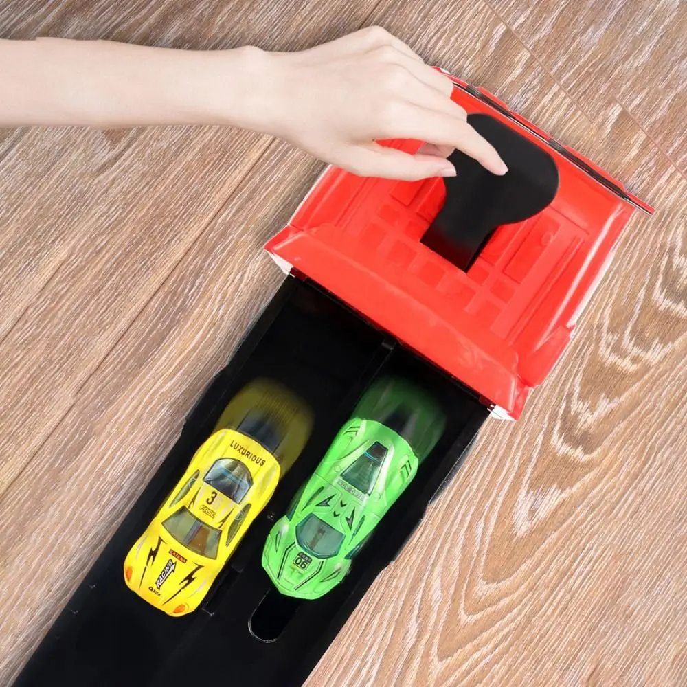 

Large Size Car Transporter Truck 8/16 Pcs Diecast Model Sports Cars Model Multifunctional Storage Transforming Carrier