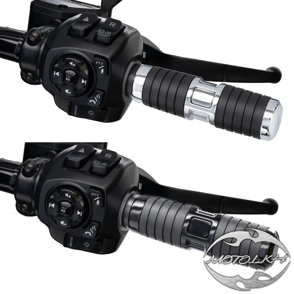 

Hand Grips 1'' Handle Grip For Harley Touring Road King Street Glide FLTRX 24-25 Softai Breakout Fat boy Fat bob Street BOB 25