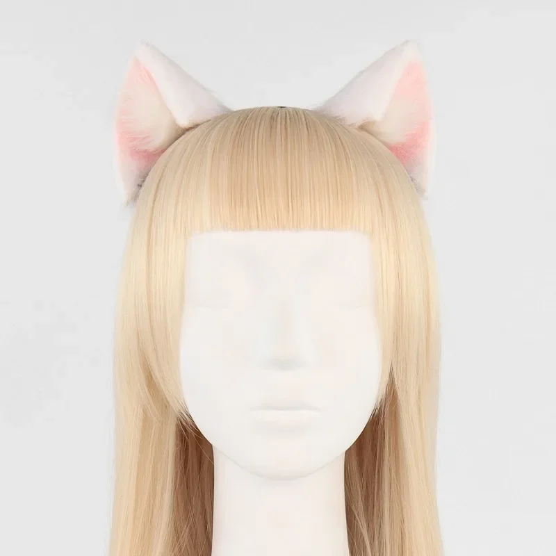 Animal Ear Hairband Fluffy Cat Ears Handmade Japanese Style Headdress Lolita Accessories Role Play Comic-Con Props Unisex