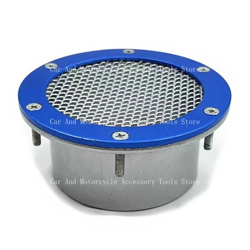 Car Modification Intake Telescopic Pipe Vent Cover with Mesh Filter 76MM