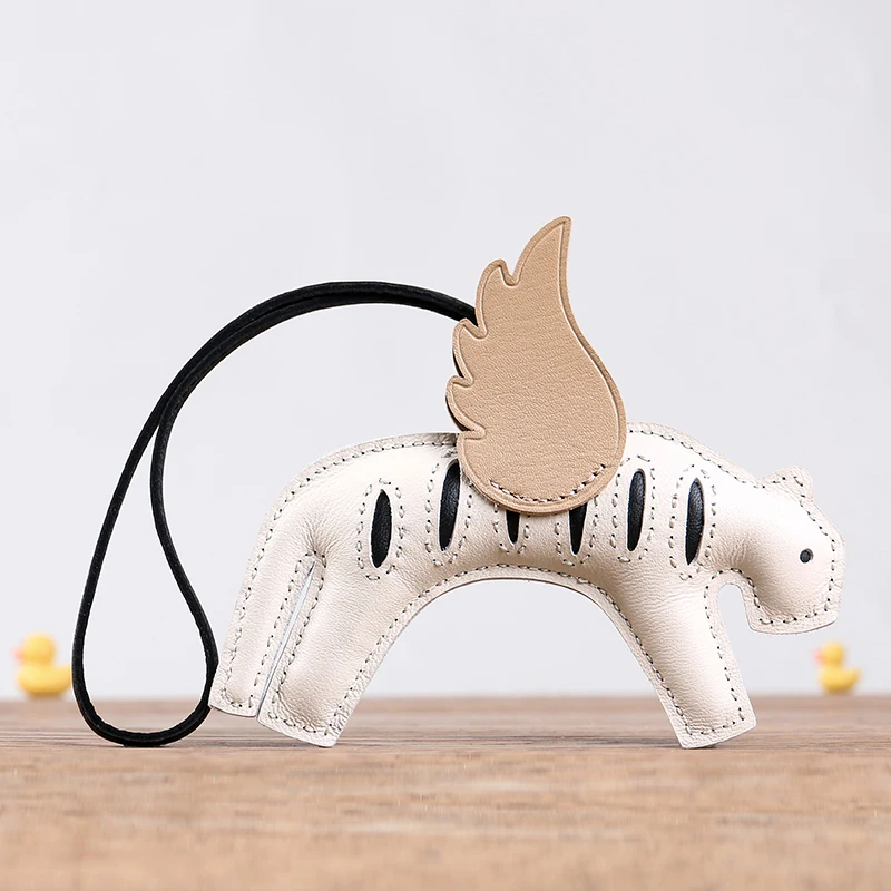 Family H Small Flying Tiger Pendant Leather Bag Pendant Female Hand Sewing Car Pendant Male Tiger Year Pendant Premium