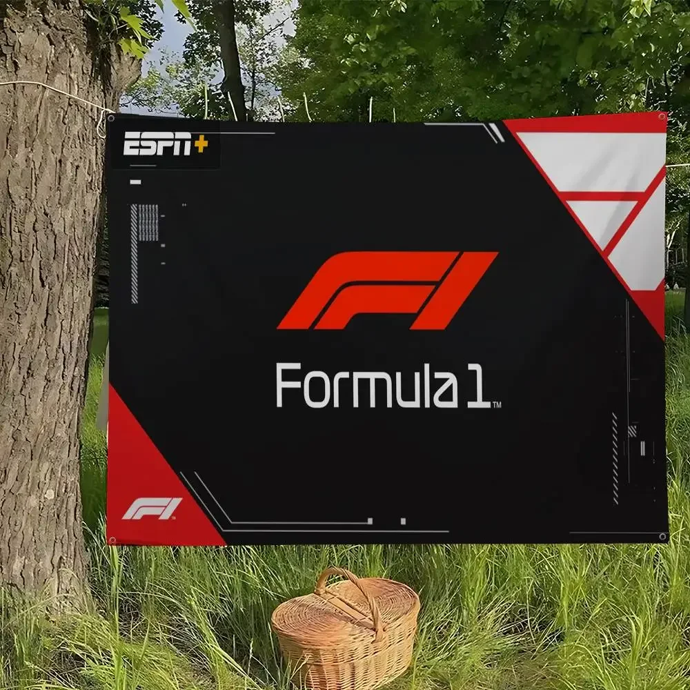 F-Formula 1, Cartoon-Flagge, Kunst, Science-Fiction-Raum, Heimdekoration, Wandbehang, Heimdekoration, Banner