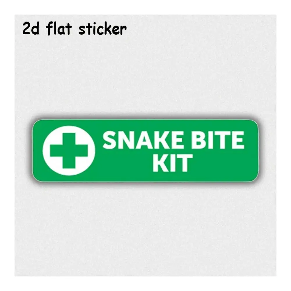 Snake Bite First Aid Kit Waterproof Decal For Laptops, Cars, Motorcycles, Water Bottles & Smooth Surfaces