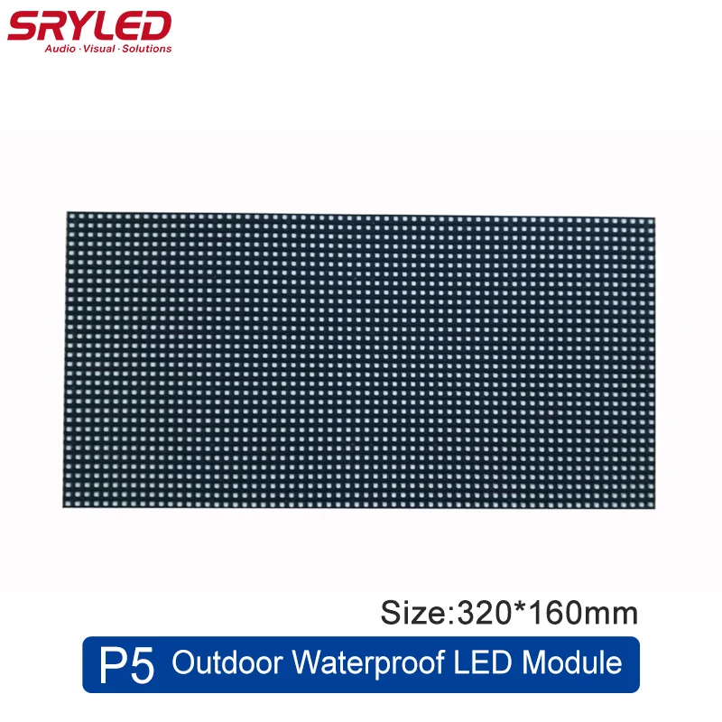 Imagem -03 - Sryled-módulo de Display Led à Prova Dágua Smd ao ar Livre Rgb Cores Matriz 64x32 p3 p4 p5