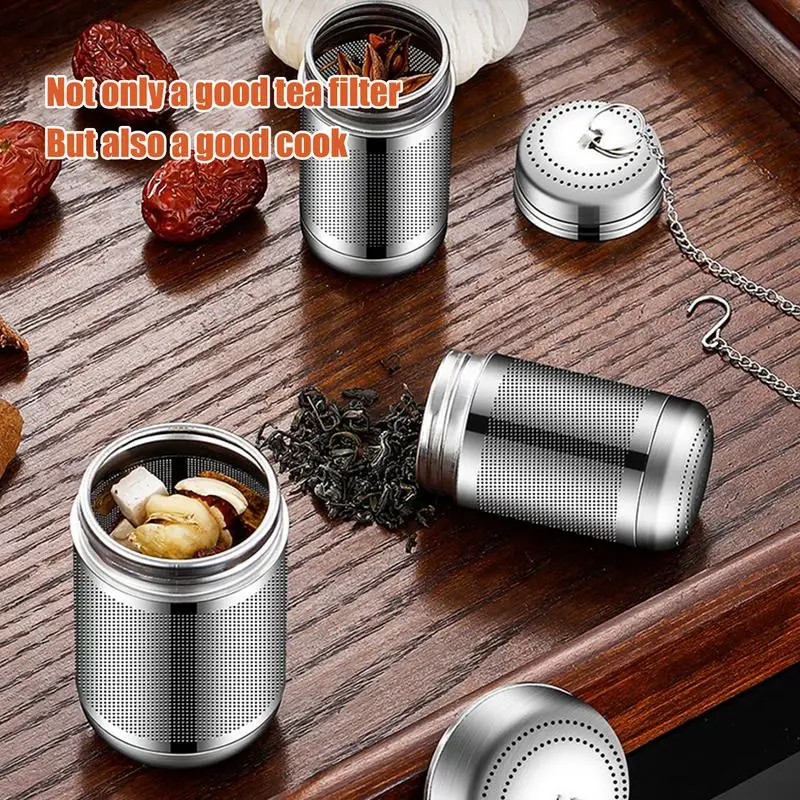 Tea Infuser Stainless Steel Fine Mesh Tea Filter Reusable Strainers & Filters For Brewing Making Steeping Daily Use Travel Home