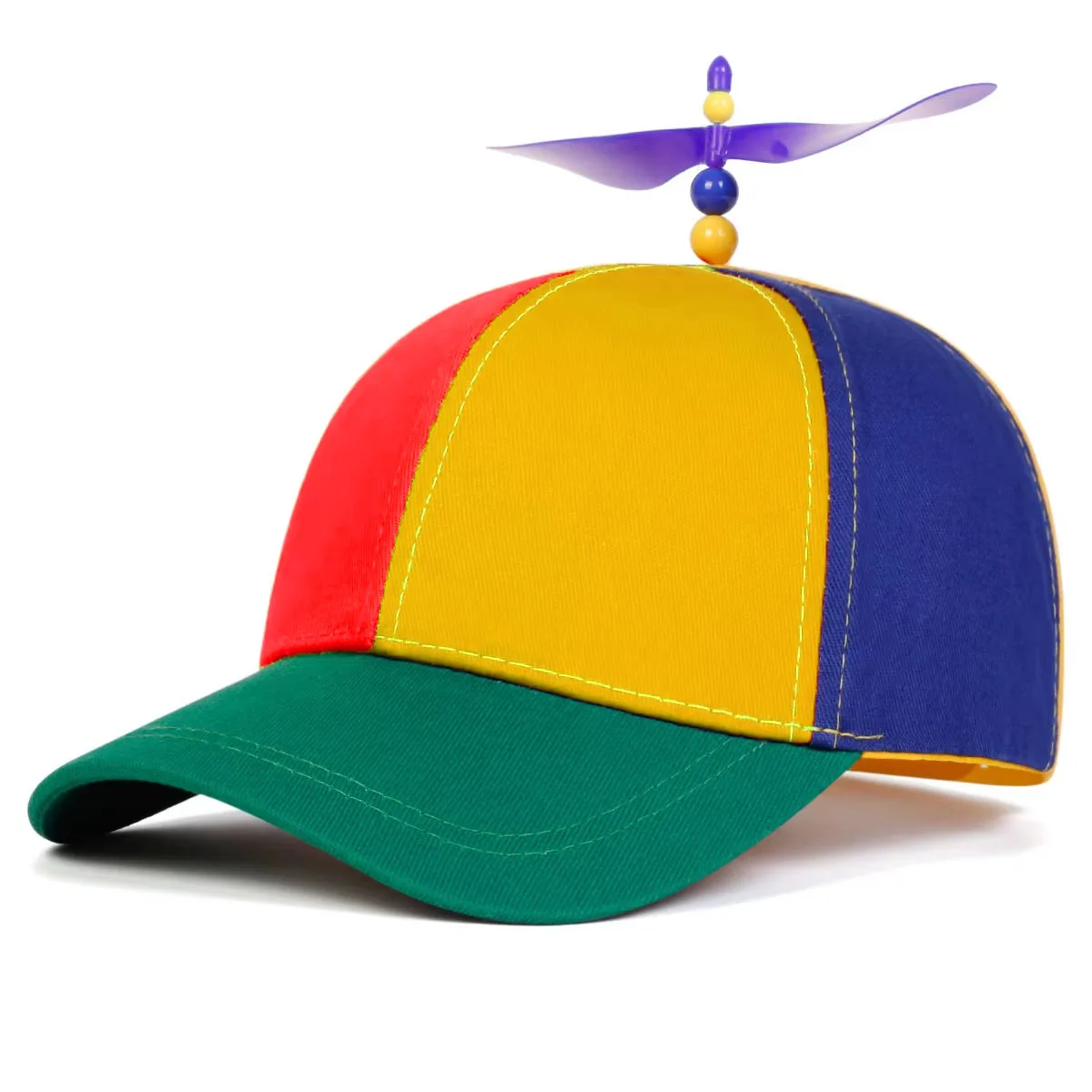Bamboo Dragonfly Baseball Hat Four Seasons Fashion Color blocked Duck Tongue Hat Outdoor Leisure Sunscreen Hat