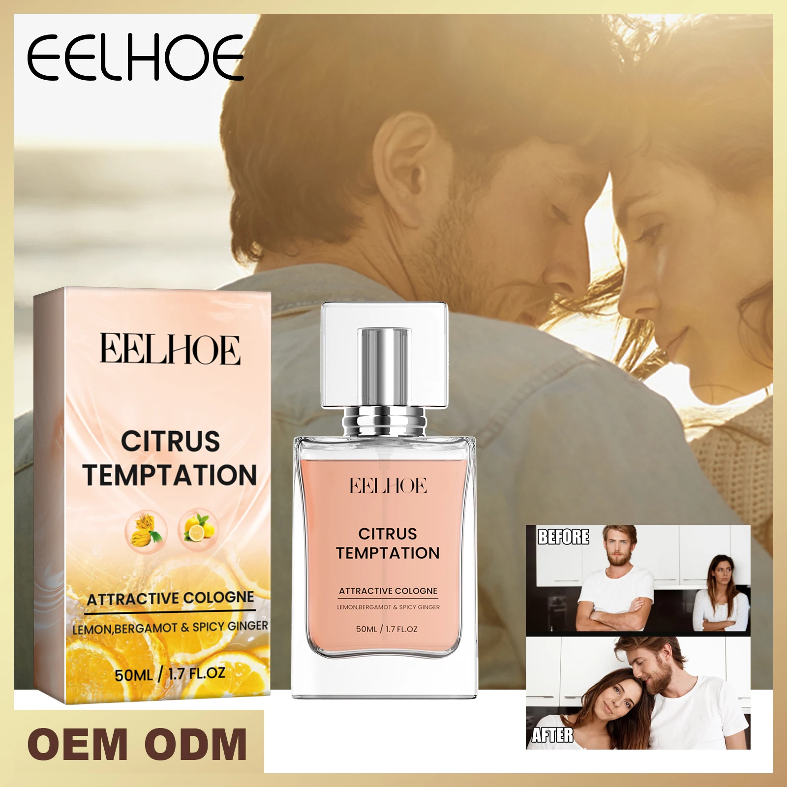 pheromone perfume to attract the opposite sex, long-lasting fragrance, excitement spray perfume for men and women