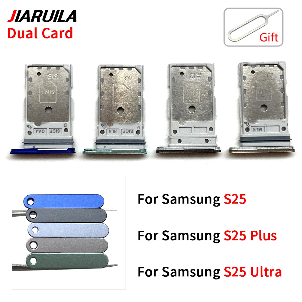 Новый-для-samsung-s25-plus-s25-ultra-sim-лоток-с-двумя-слотами-для-sim-карты-запасные-части
