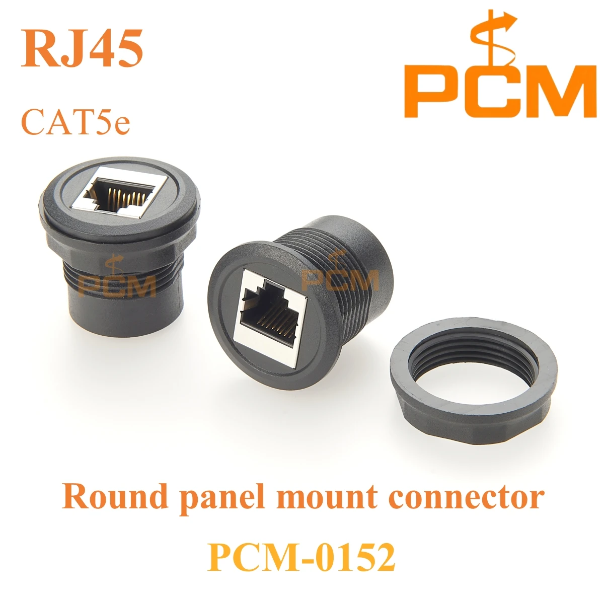 RJ45 8P8C CAT5e panel mount coupler female to female EtherCAT coupler compatible with Schlegel and Weidmüller