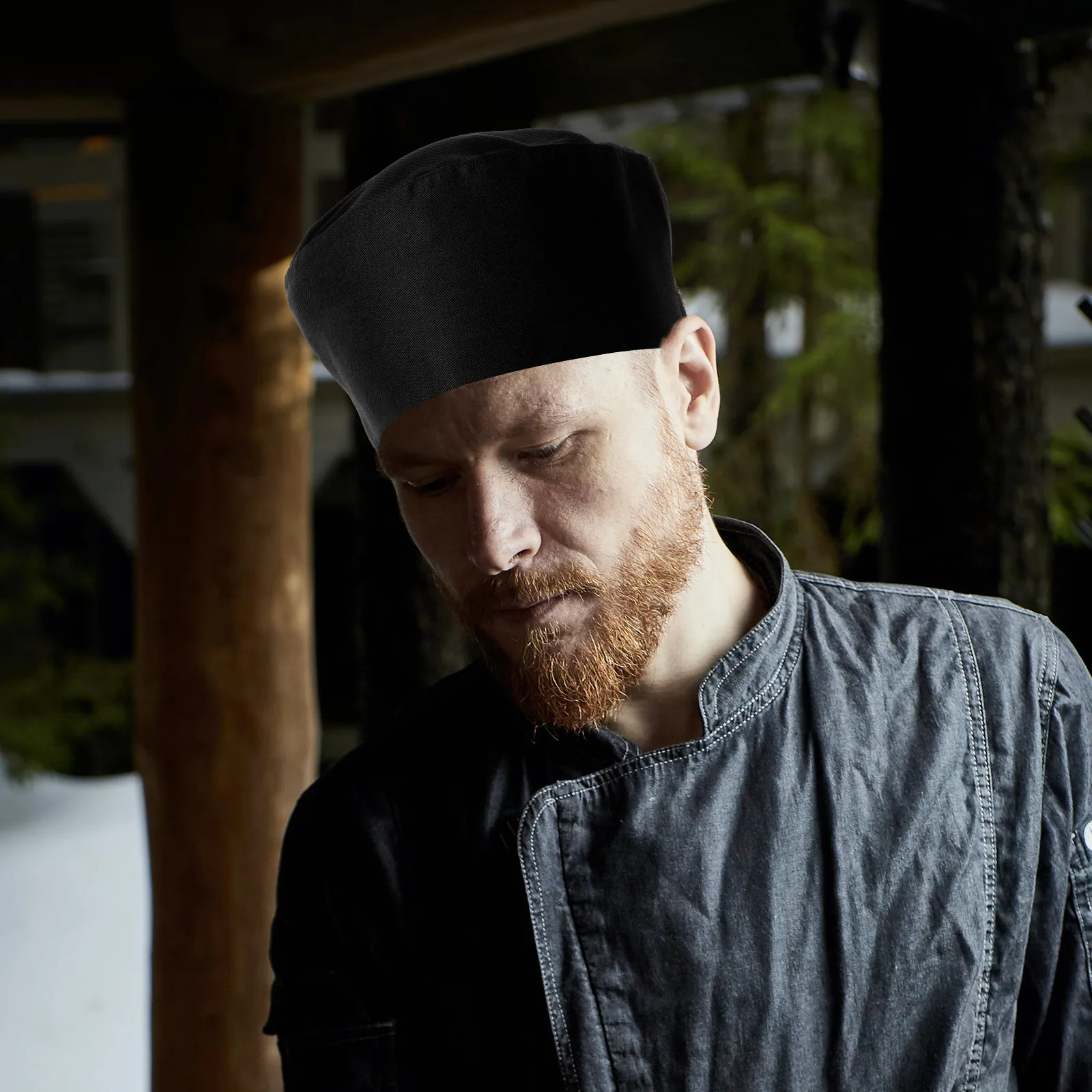 1 stks Chef Japanse Koreaanse Stijl Wasbare Keuken Koken Hoed Voor Mannen Vrouwen Bouffant Beanie Restaurant Uniform Cap Werk Hoed