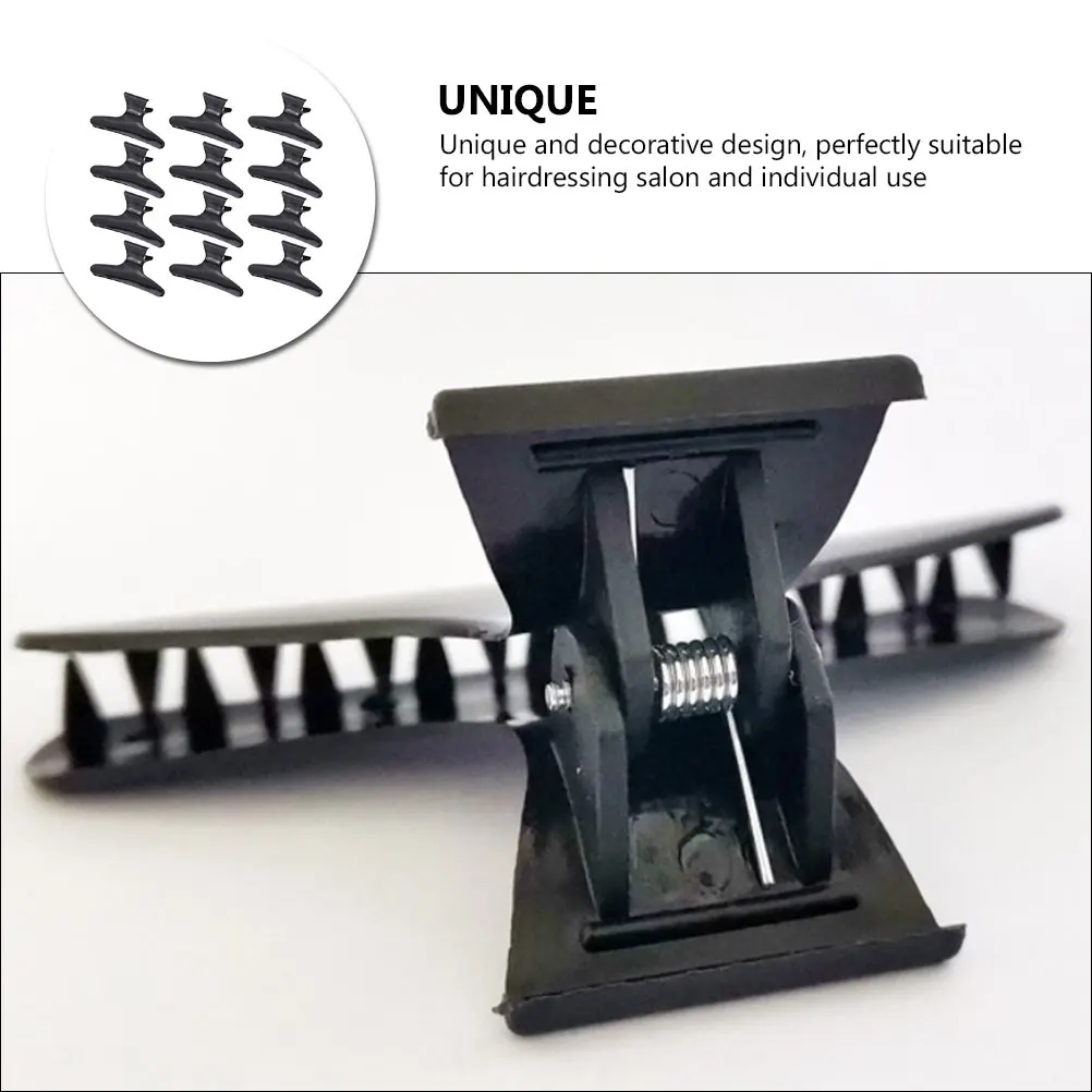 

12pcs Hair Styling Clips Salon Use Premium Hair Fixing Clips Household Practical Decorative Hairdressing Clamps For Salon Home