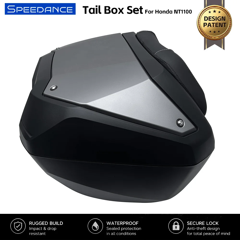 for Honda NT1100 Quick‑Release Rear Top Trunk, Original Hole‑Position Mount, Use Stock Key Unlock Storage Top‑Case