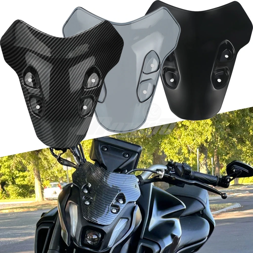 

Motorcycle Windshield Windproof Air Wind Screen Deflector For YAMAHA MT-07 MT07 2021 2022 2023 2024 2025 2026 MT 07 Windscreen
