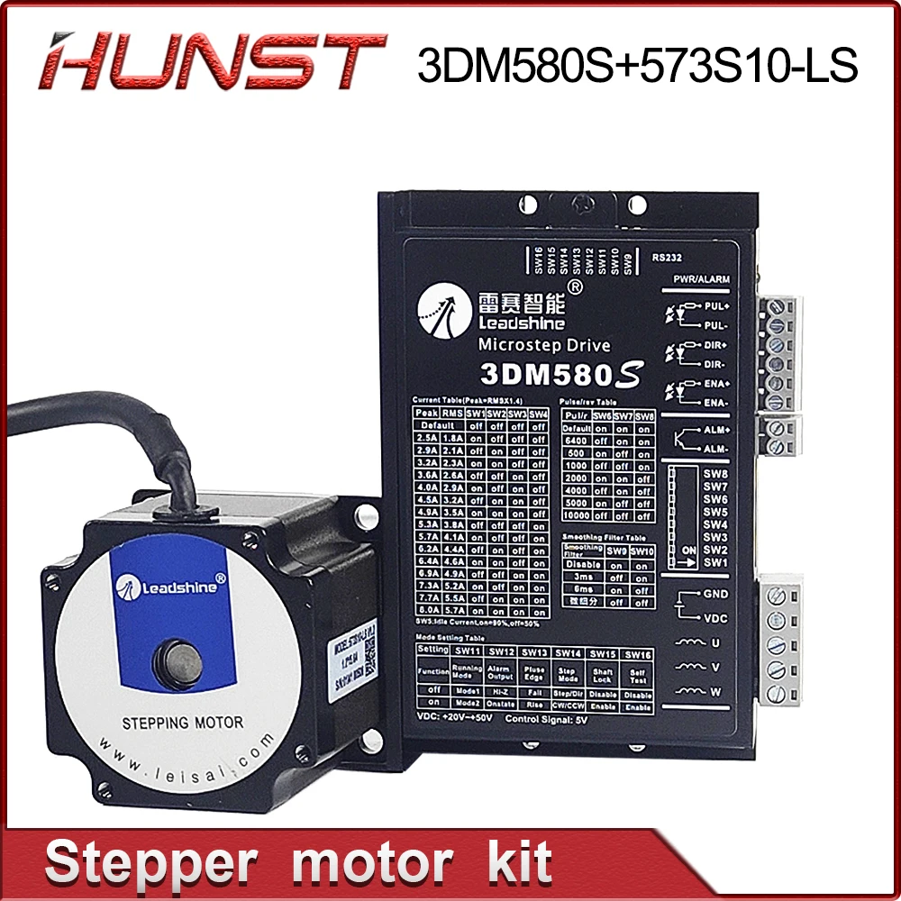 leadshine stepper motor driver kit fase 573s series mais 3dm580s cnc router gravacao fresadora 01