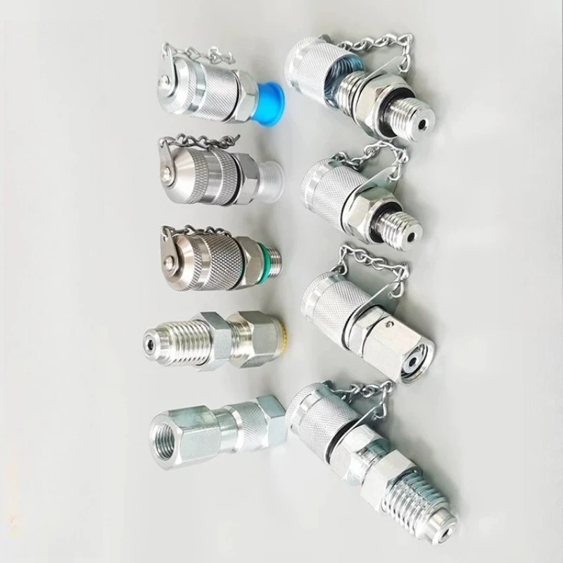 Suitable for Hydraulic High Pressure Test Joint, Pressure Test Joint PT-7/3/2/5/6 M10M12M16M14 * 1.5 G1/4