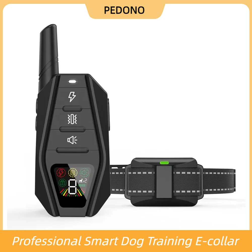 PEDONO Electric Dog Training Collar With Remote Dog Shock Collar Beep Vibration Static Waterproof Training Collar for Dogs