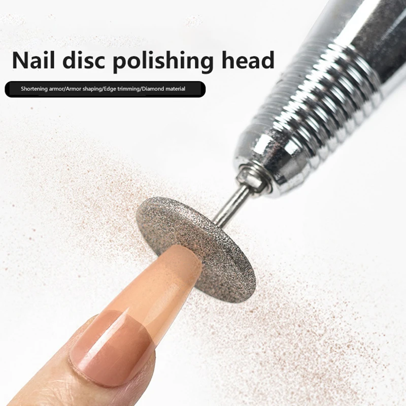 Removal Head Electric Nail Drill Bit Disc Grinding Burr T Mills Grinder Cuticle Cutter Art Tools Nail Polishing Bits