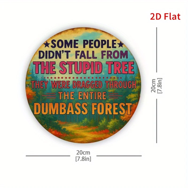 2D Flat Metal Sign - 