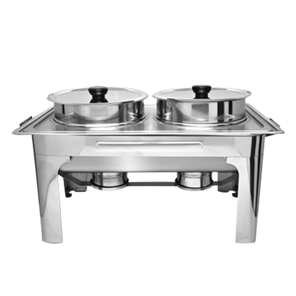 Hotel Stainless Steel Flip-top Buffet Stove For Heating Restaurant And Cafeteria Tableware, Feilu Breakfast Insulated Pot