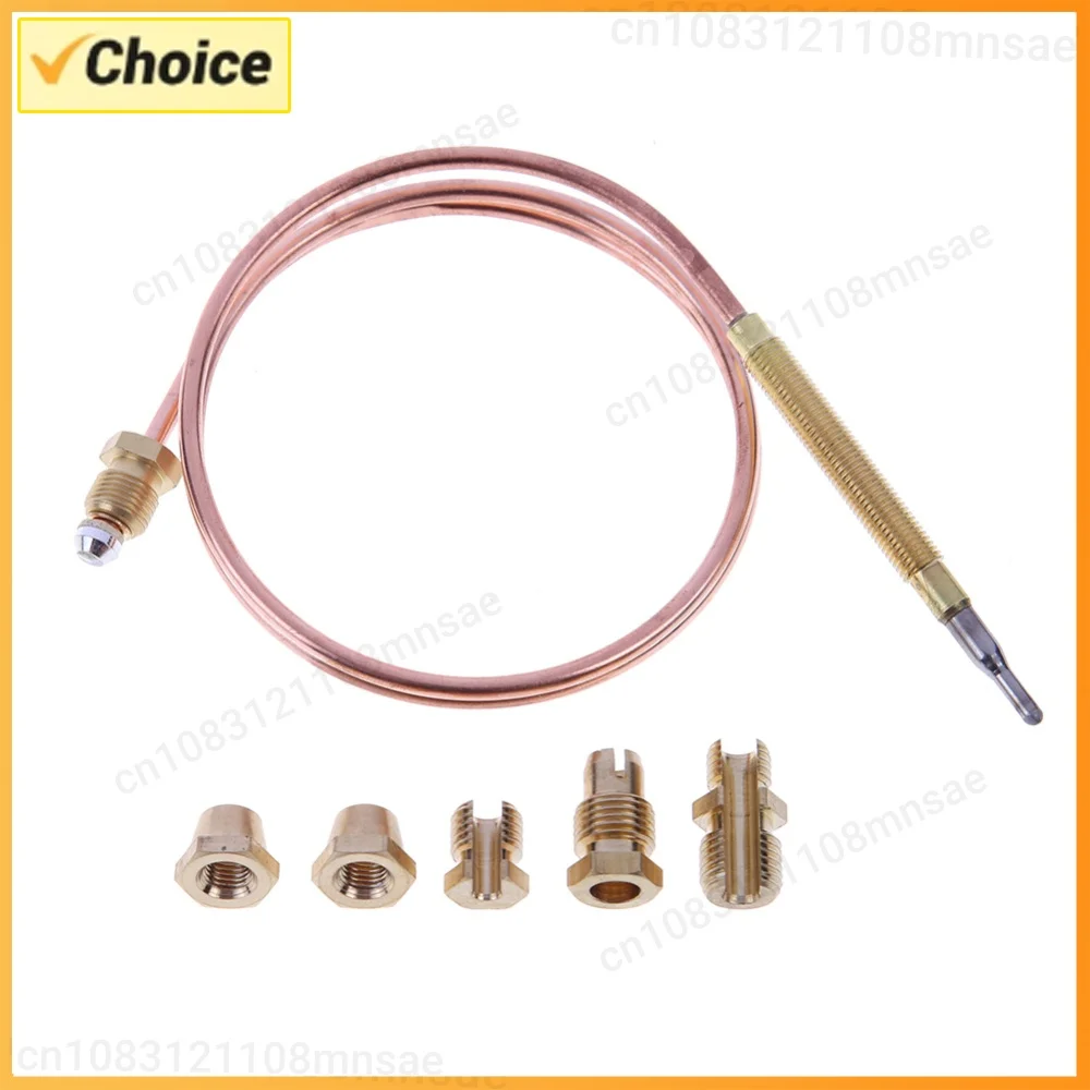 1-5 Set 60 cm Gas Thermocouple Valve with Five Fixed Part Gas Appliance for Hot Water Boiler Gas Valve Induction Line
