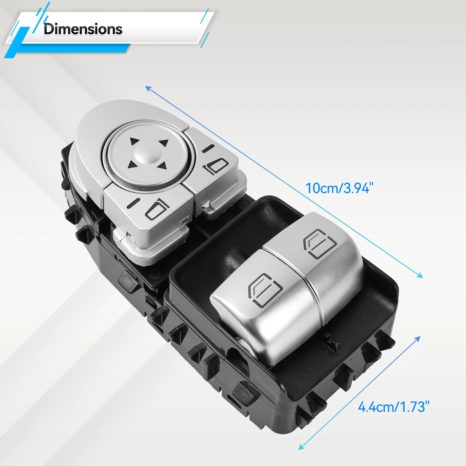 2059050302 3 Pins Car Master Power Electric Window Switch For Mercedes BENZ C Class W205 Coupe Vito W447 2015-2018 A2059050302