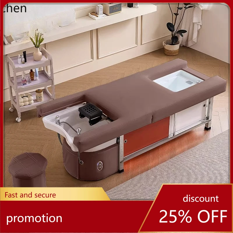 

CZ Shampoo Bed Hair Salon Water Circulation Fumigation No Water Mobile Hair Treatment