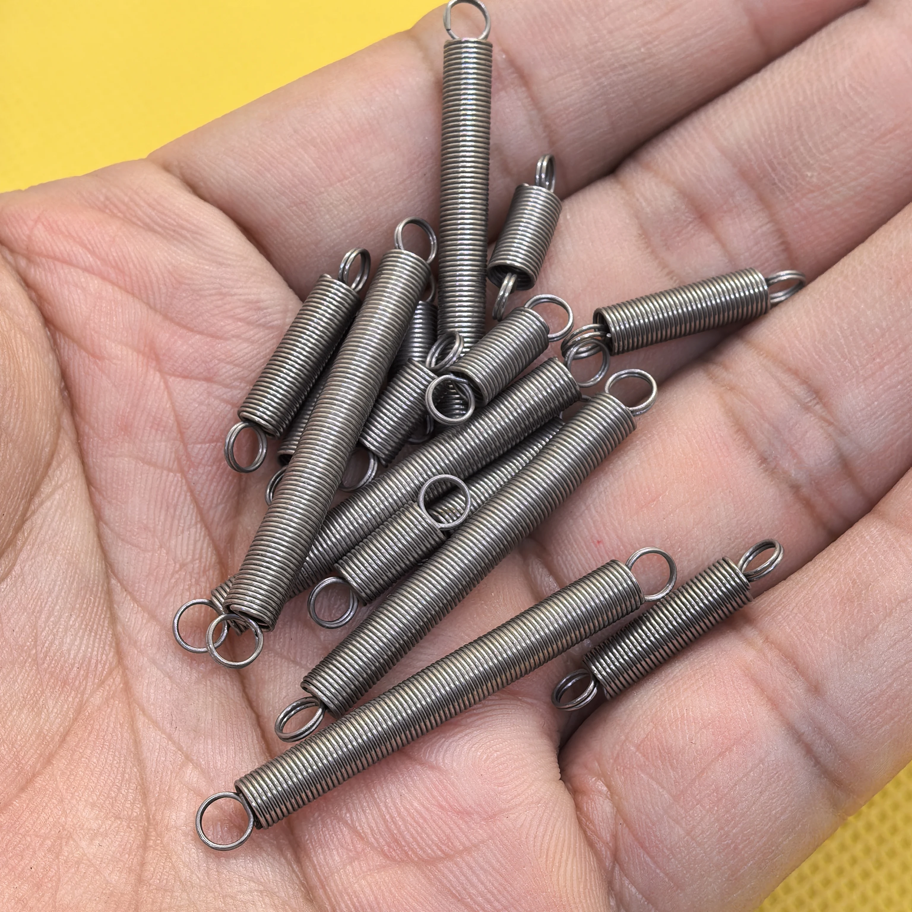 Drahtdurchmesser 1,5 mm, 304 Edelstahl-Spannfeder, S-Haken, Doppelschlaufenhaken, Rückzugsfeder – Detail 6
