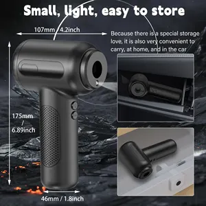 ممسحة هواء مضغوط كهربائية، منفاخ غبار لاسلكي، مكنسة كهربائية قابلة لإعادة الشحن، لوحة مفاتيح كمبيوتر، أريكة، 2 في 1 أعلى 8 مبيعات مكنسة كهربائية للوحة المفاتيح - رقم 1