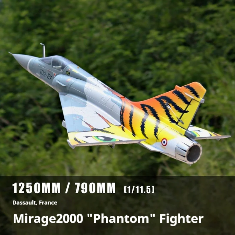 Freewing RC Airplane 80mm Mirage 2000 PNP and KIT With Servo 6S Mirage2000 Ducted Fan Model Mirage-2000 Aircraft