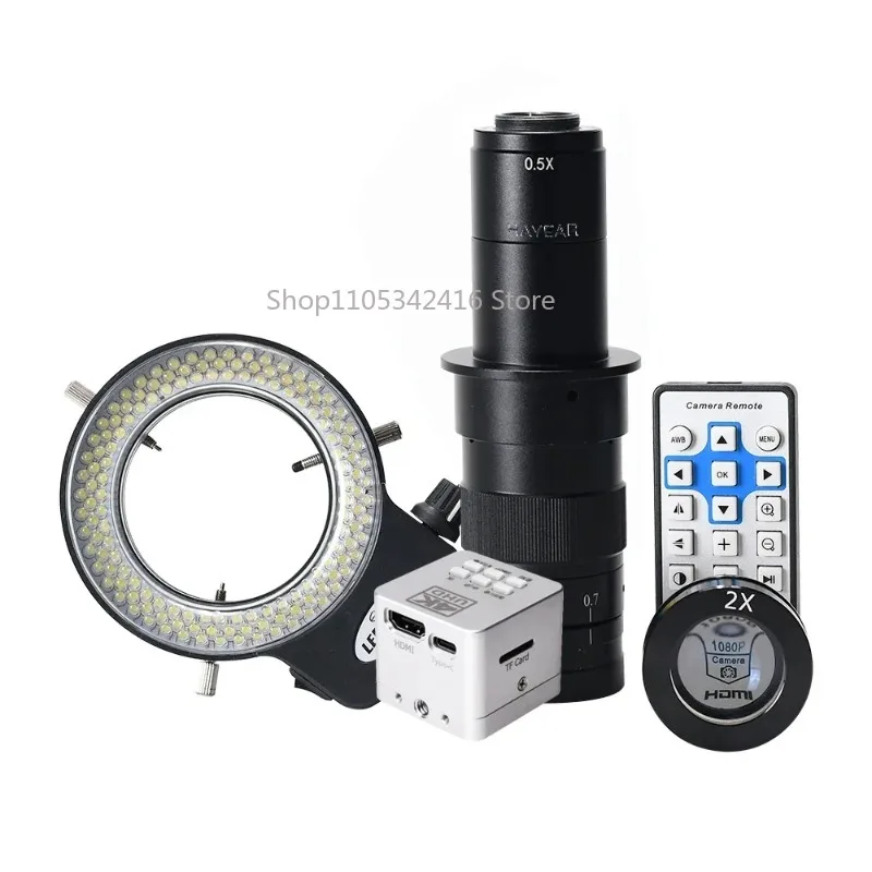 Sony IMX678 180X UHD 4K Industrial Microscope Camera 8MP HDMI Type-C for Phone Repair Soldering High Sensitivity