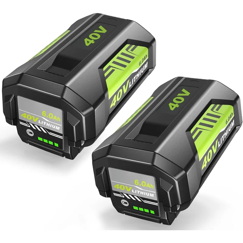 

Replacement for Ryobi 40V Battery 6.0Ah Compatible with Ryobi 40 Volt Battery OP4040 OP40401 OP4026 OP40261 OP4050 OP40201 OP406