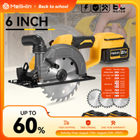 MELLWIN 150MM 6 Inch Brushless Circular Saw Handheld Multi-function Electric Saws Power Tool For Makita 18V Battery Pin