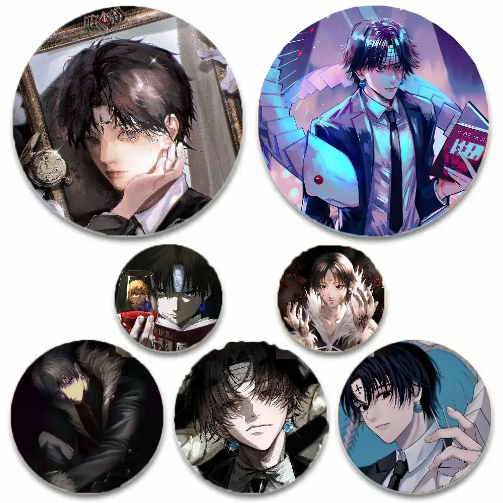 Chrollo Lucilfer Anime H-HUNTER X HUNTER Pins Brooch Cartoon Badge For Friend Backpack Clothes Collect Accessories Jewelry Gift