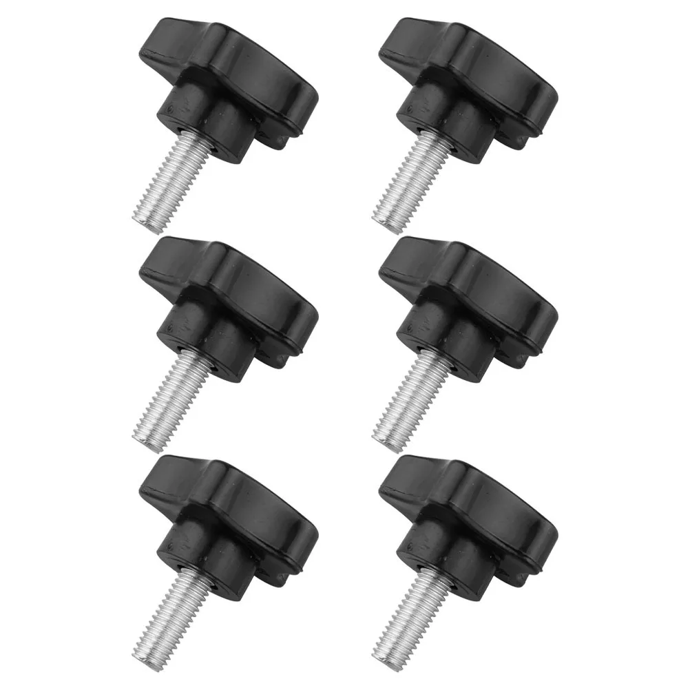 6 قطعة زهر البرقوق المسمار الموضوع المقابض مريح عدم الانزلاق المسمار على مقبض لقط مقبض دائم مقبض للأغذية الميكانيكية #2