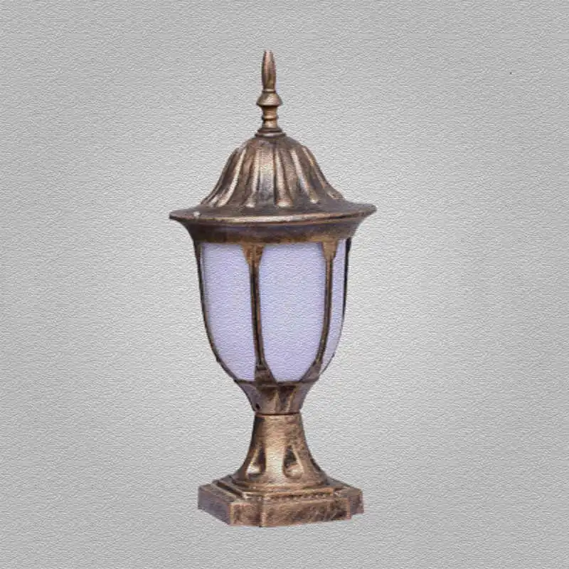 Die-Casting Aluminum Column Head Lamp Waterproof Outdoor European Style Courtyard Column Head Lamp Fence Post Lamp