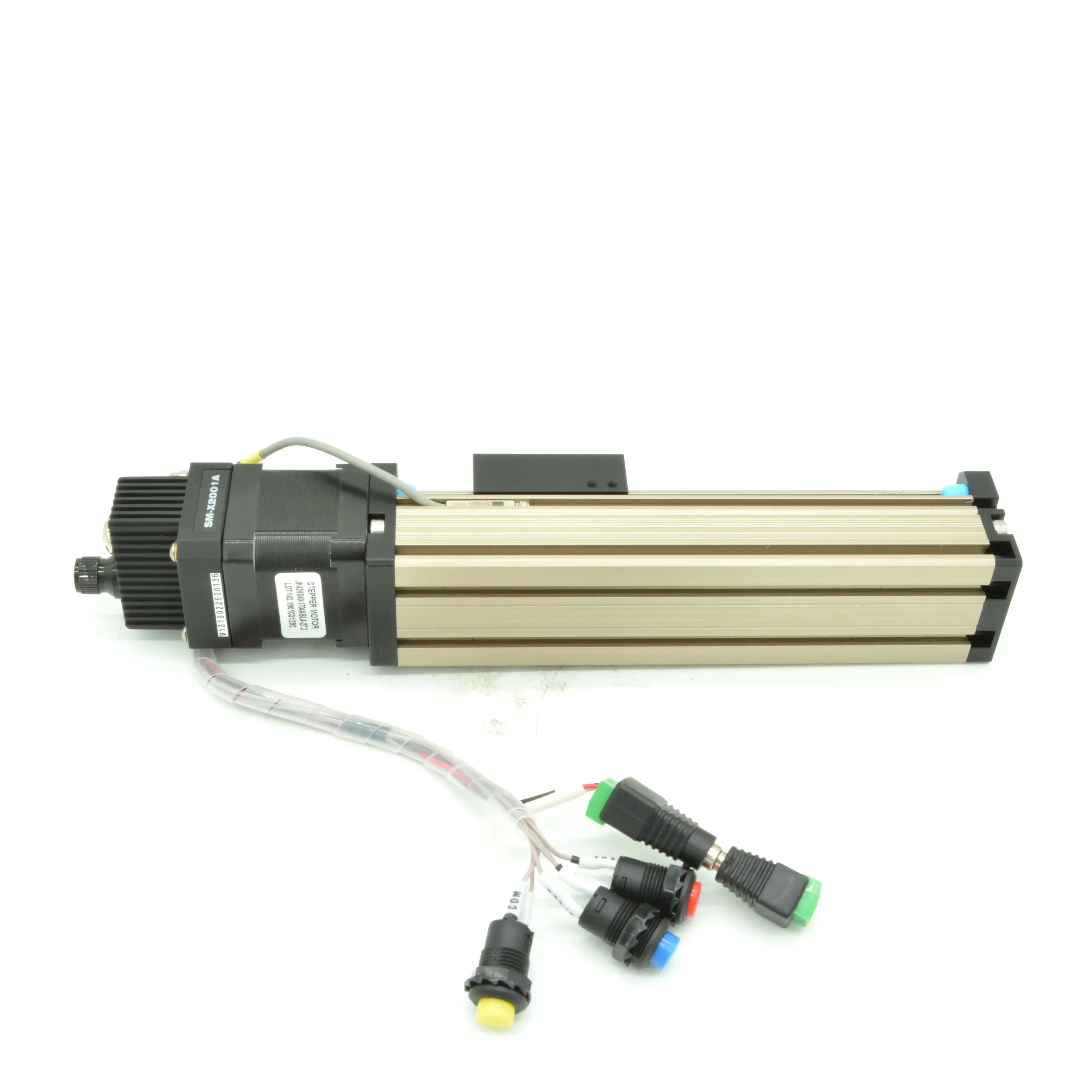 Stepper Motorized Cylinder with Integrated Controller for Laboratory Equipment