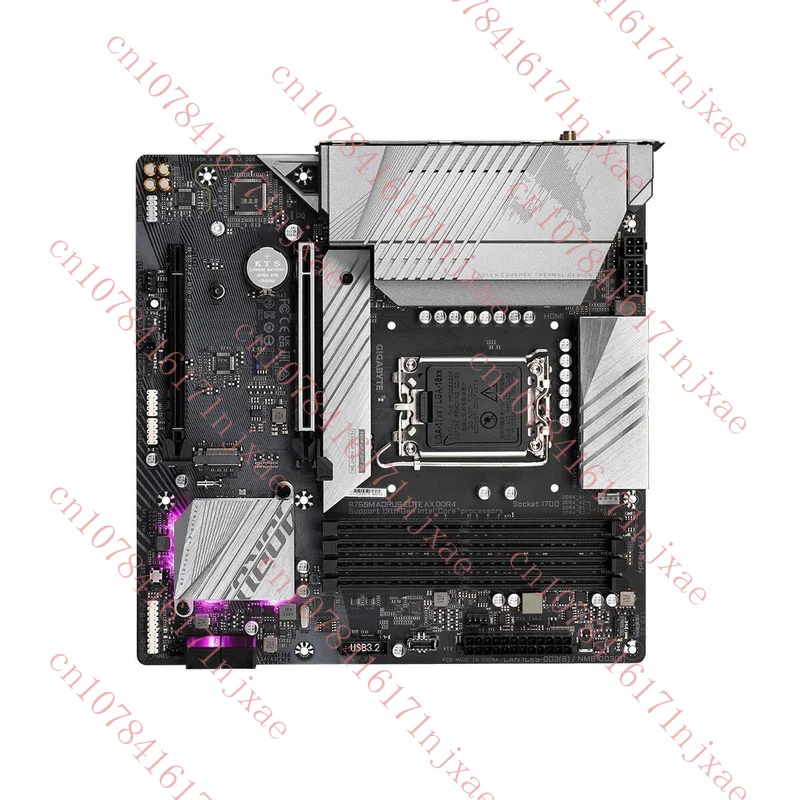

Для Gigabyte B760M AORUS ELITE AX DDR4 D5, небольшая резная 1700-контактная материнская плата.