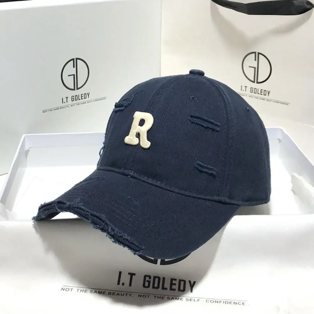 أزياء مطرزة خطابات قبعة بيسبول قابل للتعديل كسر قبعة الشمس تنوعا الاتجاه بلغت ذروتها قبعة