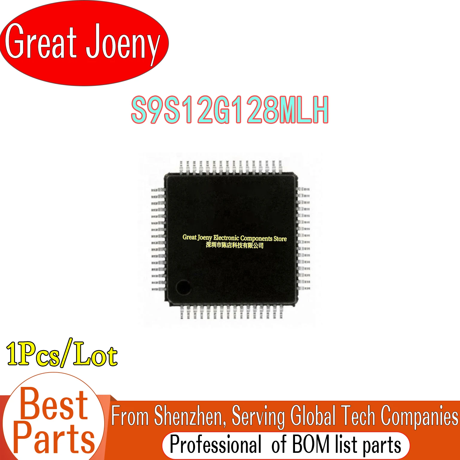 S9S12G128 S9S12G128MLH IC MCU Chipset LQFP-64