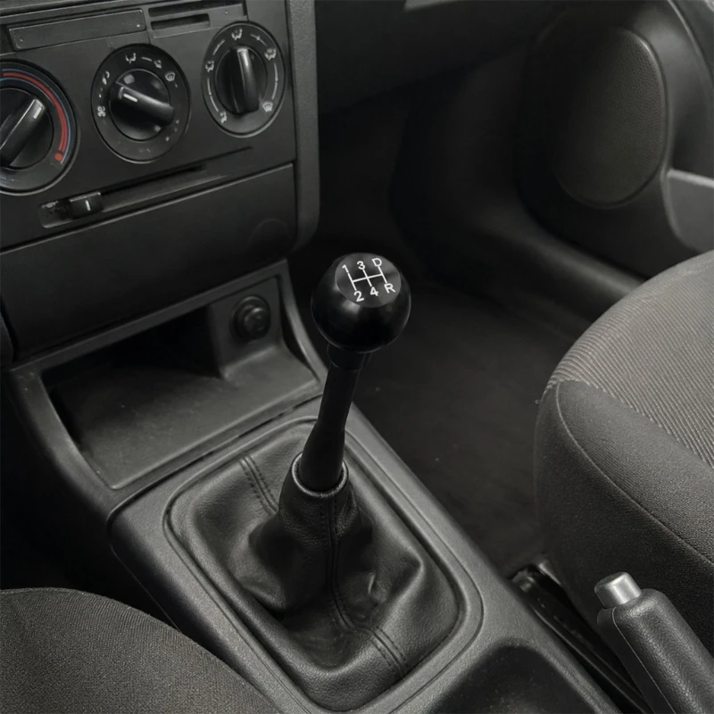 4C3Z-7210AA Transmission Gear Lever Assembly with Round Knob,Black Manual Floor Lever for Vehicle Cabin Repair and Interior Rest