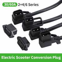 Niu Electric Scooter Conversion Plug 2+4 /2+6 New Energy Charging Connection Cable Power Plug with 0.5 M Cable Connector