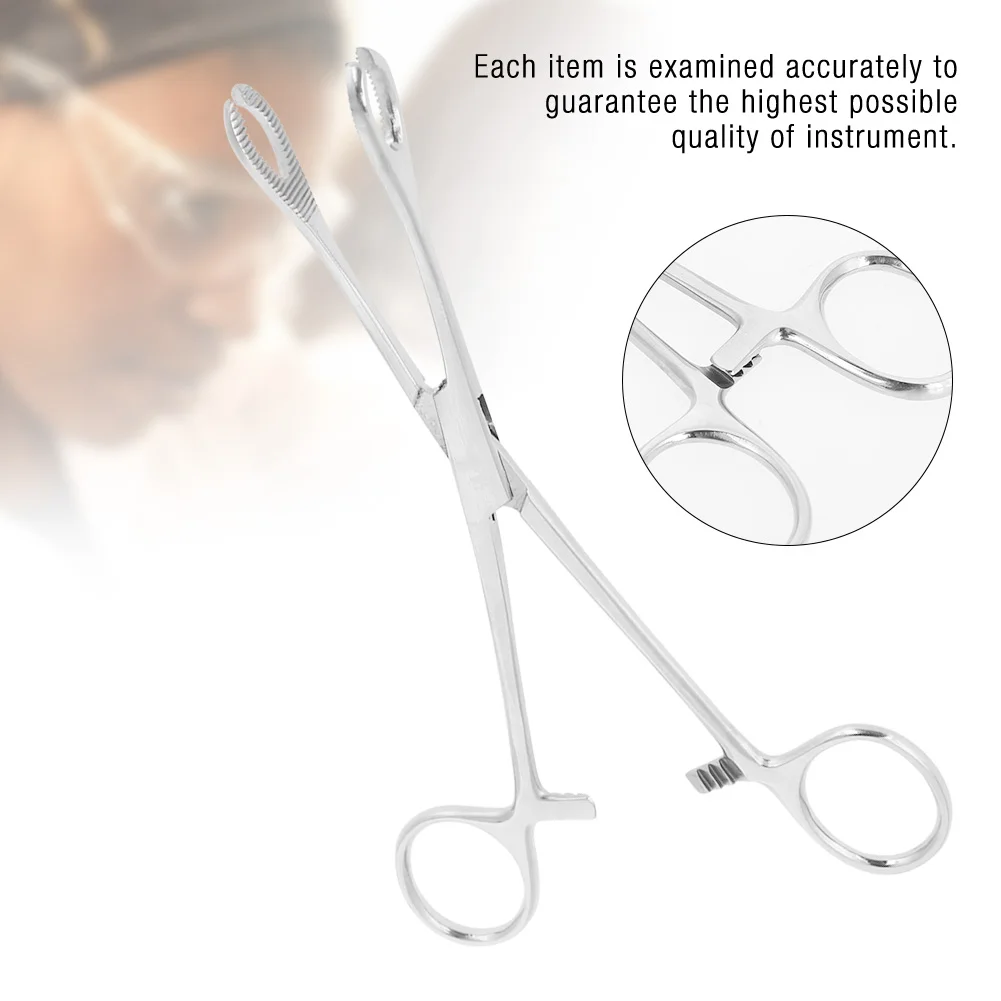 Sponge Forceps Clamp Sponge Clamp Professional Ear Lip Navel Nose Tongue Septum Sponge Forceps Clamp Body Piercing Pliers Tool