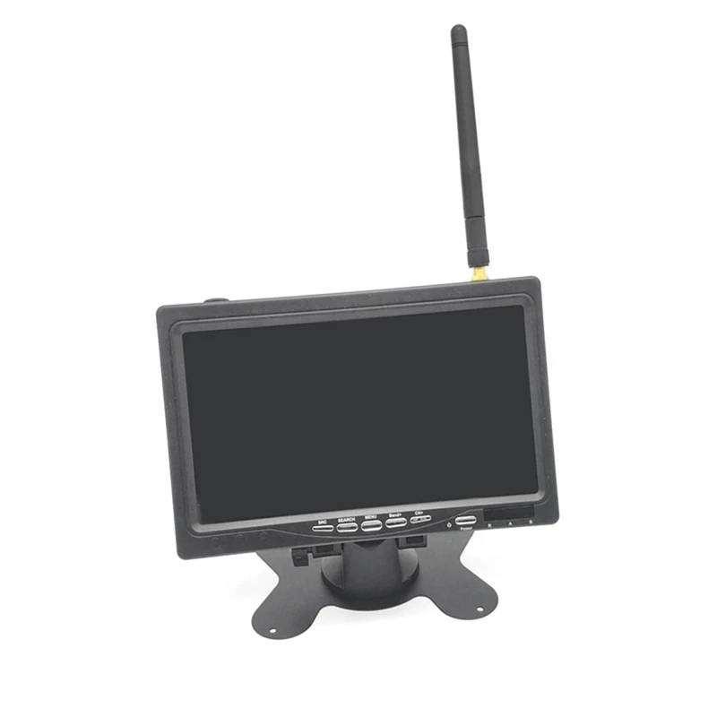 5.8G 48CH 7 Inch TN FPV Monitor 1024*600 TFT LCD Screen DC 7-16V For RC Transmitter And RC Drone