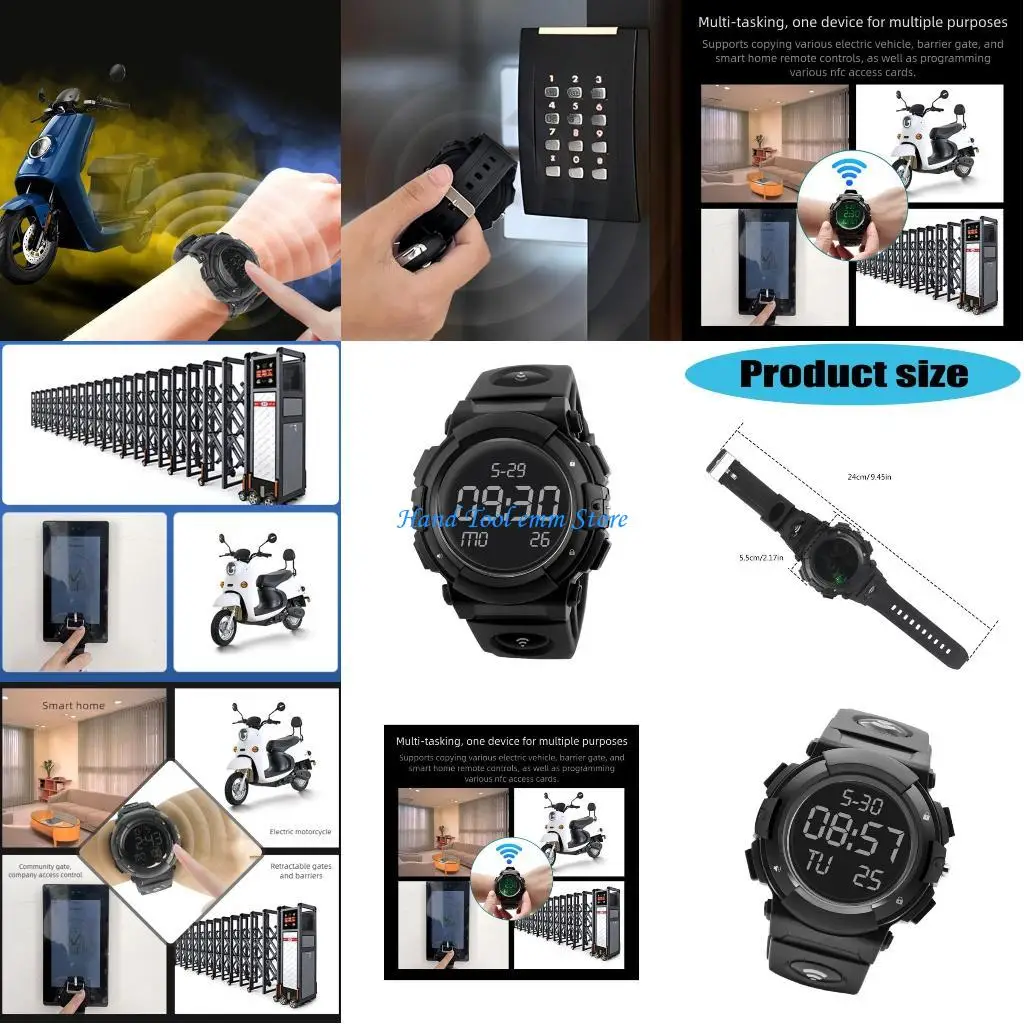 H37F Waterproof Smartwatches Gate Copy Remote Controller Car Electrics Duplicator