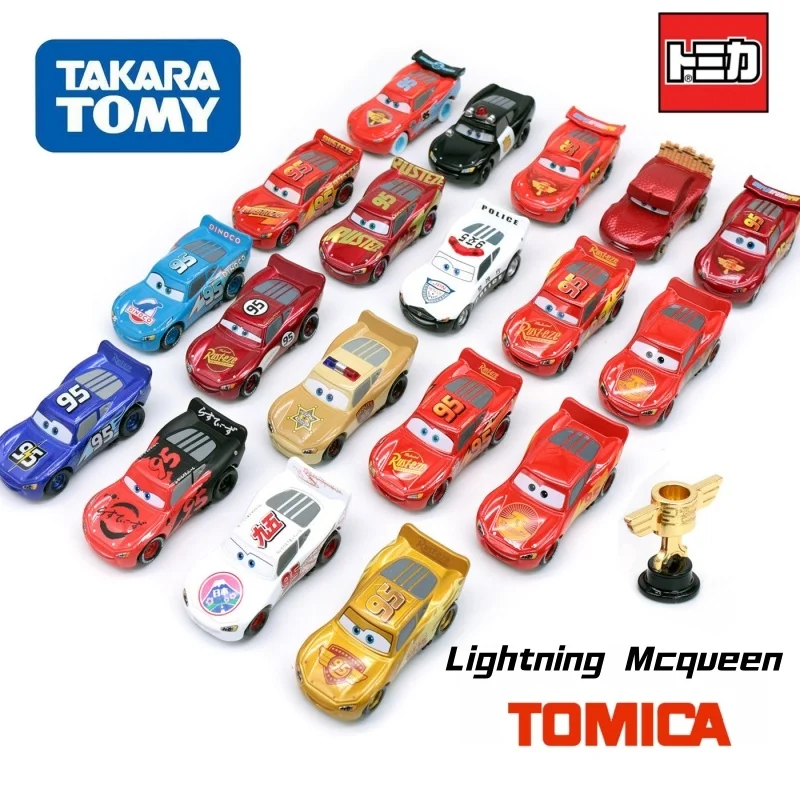 

Коллекционная модель автомобиля Takara Tomy TOMICA Pixar Cars Lightning McQueen, лимитированная серия, масштаб 1/64, имитация, игрушка, подарок