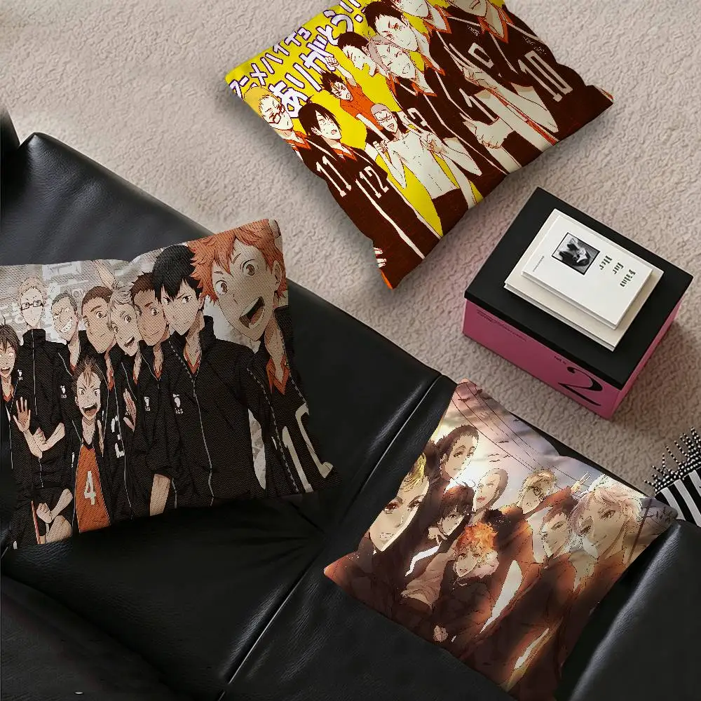 Anime H-Haikyuu Lucky Dragon pillow cover sofa cushion cover home room decoration children gift