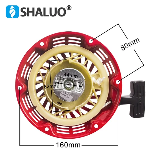 Imagen 2 del producto Alta calidad GX160 168F 170F arrancador de retroceso generador de gasolina arrancador repuestos de retroceso motor de gasolina tracción Pate 5.5hp